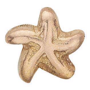 Christina Collect Gullbelagt 925 Sterling Silver Star Fish Small Gold Plated Starfish, modell 603-G7